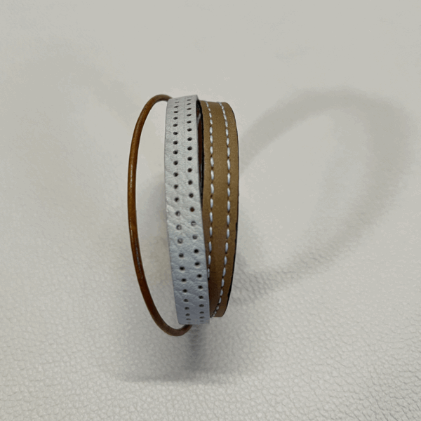 Bracelet double cuir
