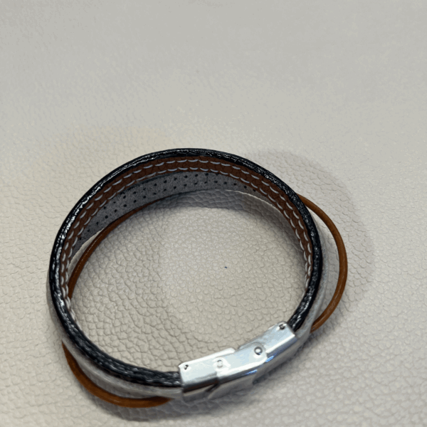 Bracelet double cuir