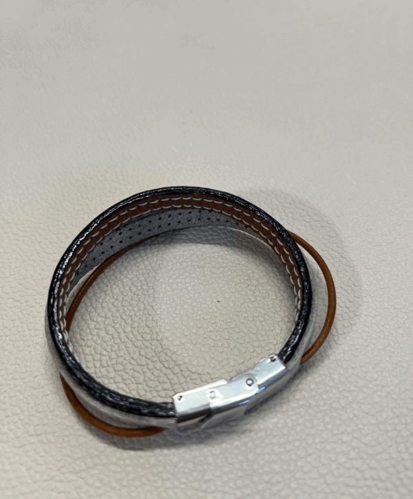 Bracelet double cuir – Image 2